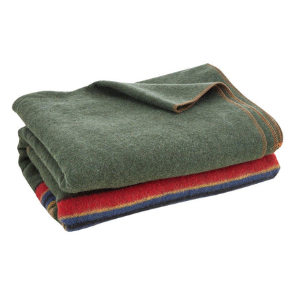 Wool Camping Blanket 1.62 m x 2.23 m for Camping Hiking Travel Texture.