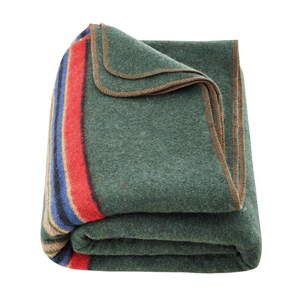 Wool Camping Blanket 1.62 m x 2.23 m for Camping Hiking Travel Texture.