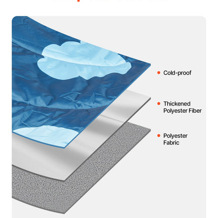 Camping Blanket 1.9 m x 1.32 m Wearable Warm Stadium Blanket Outdoor.