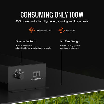 LED Grow Light, 400W Full Spectrum Dimmable, High Yield Samsung 2B1B Diodes Growing Lamp for Indoor Plants Seedling Veg and Bloom Greenhouse Growing, Daisy Chain Driver for 4x4/5x5 ft Grow Tent.