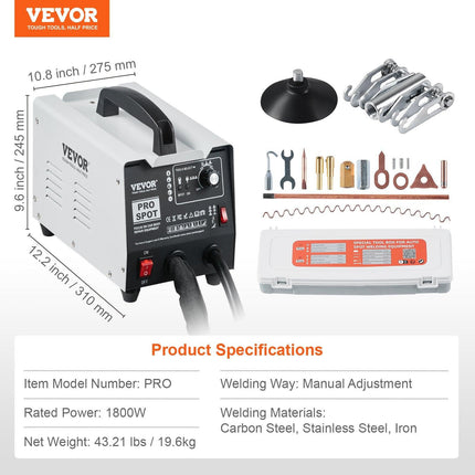 Stud Welder Dent Repair Kit Spot Welding Dent Puller Machine with 7 Modes.