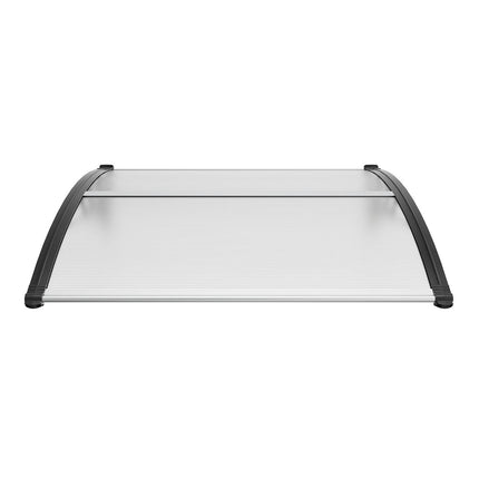 Window Door Awning Canopy 40" x 40", UPF 50+ Polycarbonate Entry Door Outdoor Window Awning Exterior, Front Door Overhang Awning for Sun Shutter, UV, Rain, Snow Protection, Hollow Sheet.