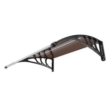 Window Door Awning Canopy 40" x 40", UPF 50+ Polycarbonate Entry Door Outdoor Window Awning Exterior, Front Door Overhang Awning for Sun Shutter, UV, Rain, Snow Protection, Hollow Sheet.