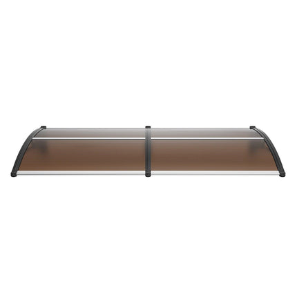 Window Door Awning Canopy 965 x 1987 mm, UPF 50+ Polycarbonate Entry Door Outdoor Window Awning Exterior, Front Door Overhang Awning for Sun Shutter, UV, Rain, Snow Protection, Hollow Sheet.