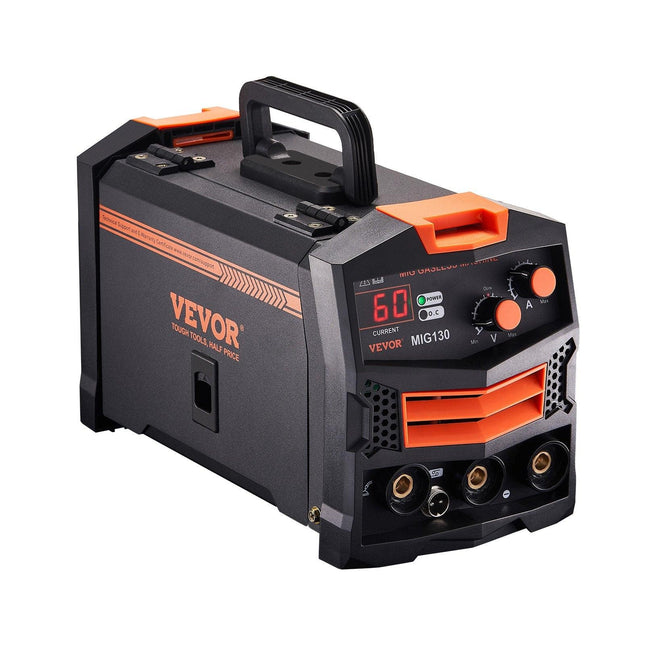 MIG Welder 130Amp Gasless Flux Core Mig Welding Machine with IGBT Inverter.