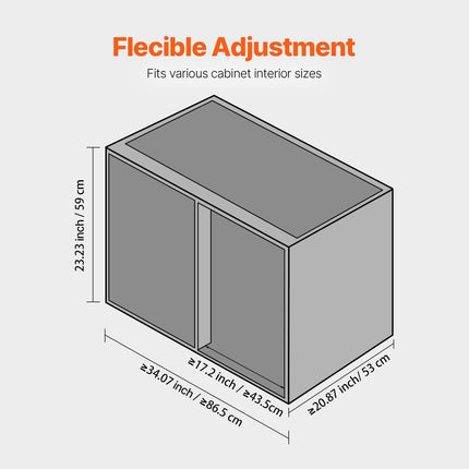 Swing Left Blind Corner Cabinet, Pull Out Organizer for 36 inch Width Blind Cabinet, 2 Tier Height Adjustable Swing Tray, Soft Close Kitchen Cloud Blind Organizer, Left Open.