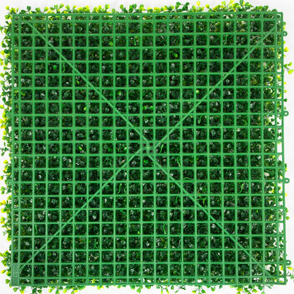 Artificial Boxwood Panels, 20 PCS 20""x20"" Boxwood Hedge Wall Panels, PE Artificial Grass Backdrop Wall 1.6"", Privacy Hedge Screen for Decoration of Outdoor, Indoor, Garden, Fence, and Backyar.