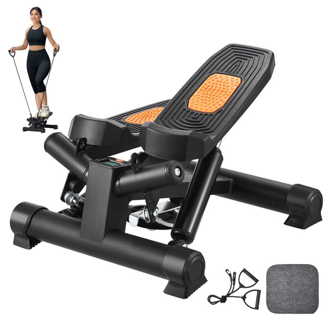 Stair Stepper for Exercise at Home Mini Twist Stepper Resistance Band.