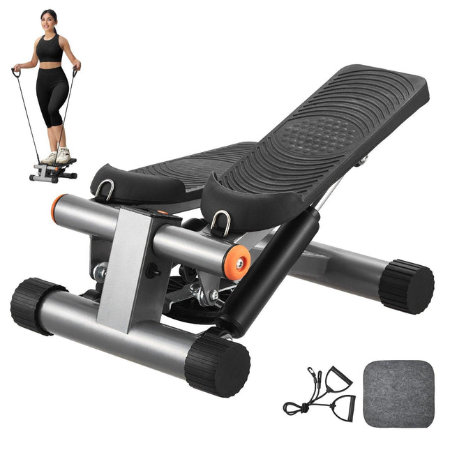 Stair Stepper for Exercise at Home Mini Stepper with Resistance Band.
