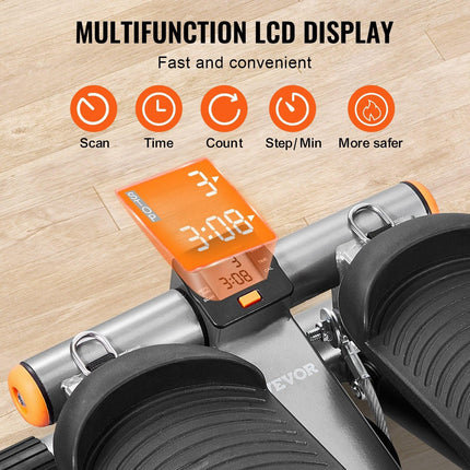 Stair Stepper for Exercise at Home Mini Stepper with Resistance Band.