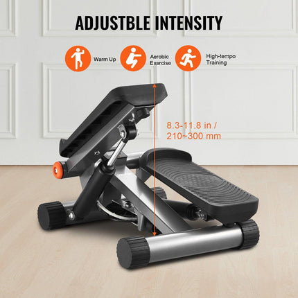 Stair Stepper for Exercise at Home Mini Stepper with Resistance Band.