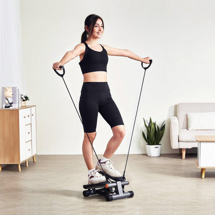 Stair Stepper for Exercise at Home Mini Stepper with Resistance Band.