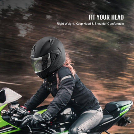 Unmasked Motorcycle Helmet Motocross Helmet with Bluetooth Communication.