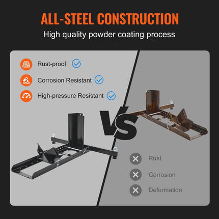 Motorcycle Wheel Chock Upright, 816.5 kg Capacity, Heavy-duty Steel Motorcycle Front Wheel Stand with 6 Adjustable Holes, For 381-558.8 mm Off-Road Motorcycles, Standard Motorcycles.