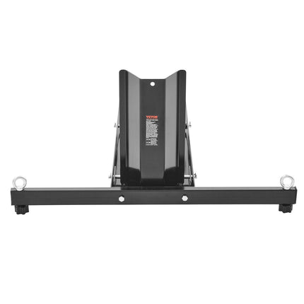 Motorcycle Wheel Chock Upright, 816.5 kg Capacity, Heavy-duty Steel Motorcycle Front Wheel Stand with 6 Adjustable Holes, For 381-558.8 mm Off-Road Motorcycles, Standard Motorcycles.