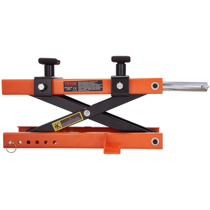 Motorcycle Lift Scissor Jack Stand 1100 Lb with Saddle ATV Lift Dirt Bike.