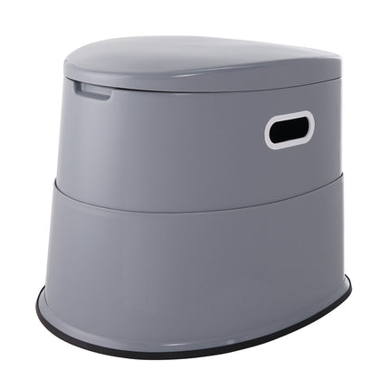 Portable Toilet for Camping, Porta Potty with 5L Detachable Inner Bucket & Removable Paper Holder, Commode with Dual Lids, Travel Toilet for Adults Kids Outdoor Camping Car Long Road Trips.