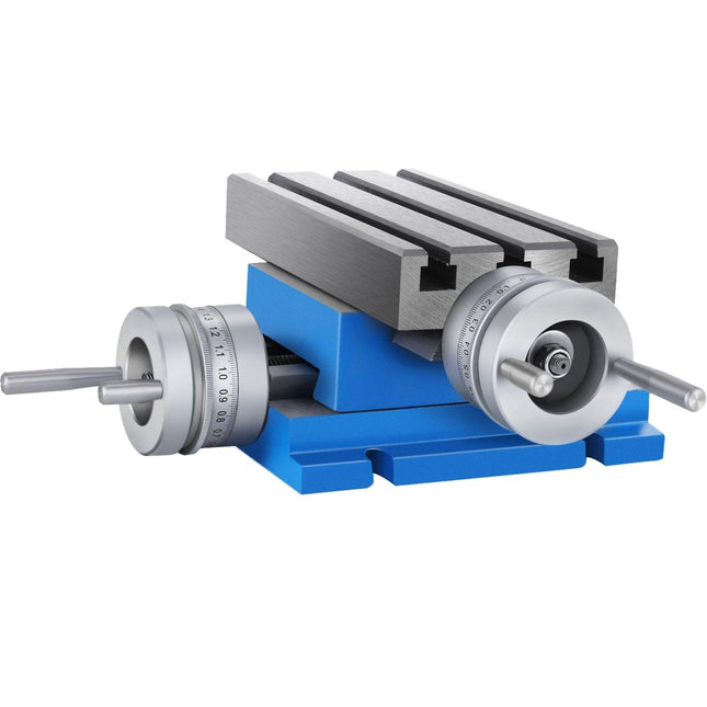 Milling Machine Cross Slide Worktable 4''x7.3'' 2 Axis Compound Precision.