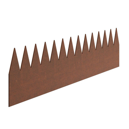 Steel Landscape Edging, 6 Packs 40 x 6 in Weather-Resistant & Pre-Rust Metal Landscape Edging, Bendable Garden Edging Border, Heavy Duty Lawn Edging, Flower Bed Yard Pathway Divider.