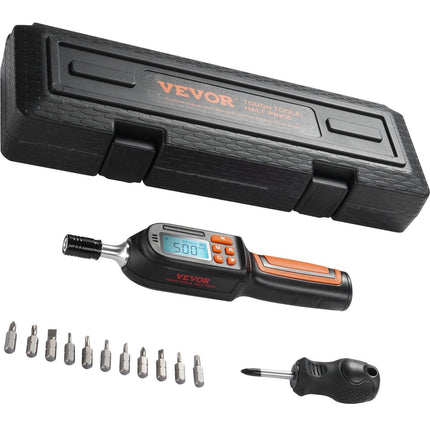 Digital Torque Screwdriver 1/4" Range 2.65-70.67in/lb w/ 0.01N.m Increment.