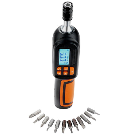 Digital Torque Screwdriver 1/4" Range 2.65-70.67in/lb w/ 0.01N.m Increment.