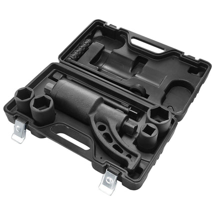 Torque Multiplier, Heavy Duty Torque Multiplier Wrench Set, 1 Inch Drive Lug Nut Wrench Torque Multiplier, 1:58 4800N.m Lug Nut Remover, with 4 Sockets and Storage Case for Truck Trailer RV.