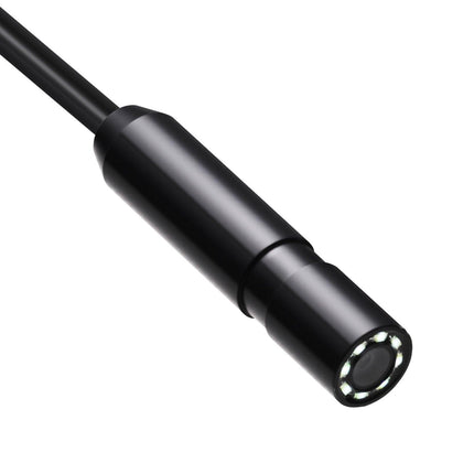 Endoscope Camera with Light, 1920P HD Borescope for Android & IOS, 8 LED Lights Inspection Camera with 5m Semi-Rigid Cable, 2X Zoom, IP67 Waterproof Snake Scope Camera for Auto, Plumbing.