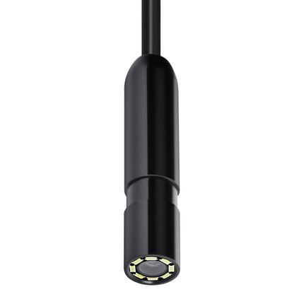 Endoscope Camera with Light, 1920P HD Borescope for Android & IOS, 8 LED Lights Inspection Camera with 5m Semi-Rigid Cable, 2X Zoom, IP67 Waterproof Snake Scope Camera for Auto, Plumbing.