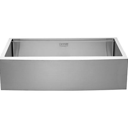 Farmhouse Kitchen Sink, 304 Stainless Steel Drop-In Sinks, Top Mount Single Bowl Basin with Ledge & Accessories, Household Dishwasher Sinks for Workstation, Prep Kitchen, and Bar Sink, 36 inch.