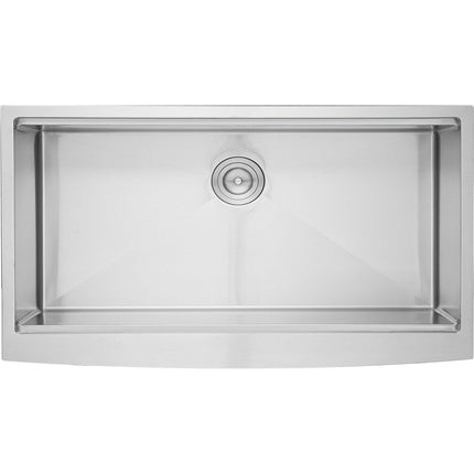 Farmhouse Kitchen Sink, 304 Stainless Steel Drop-In Sinks, Top Mount Single Bowl Basin with Ledge & Accessories, Household Dishwasher Sinks for Workstation, Prep Kitchen, and Bar Sink, 36 inch.