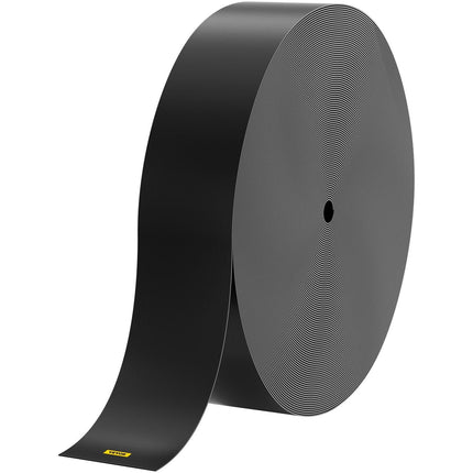 Landscape Edging, 25.4cm Depth 91.44m Total Length, Recycled HDPE Coiled Terrace Board, Flexible Bender Border for Landscaping, Lawn, Garden, Yard, Against Invading Weeds, Black.