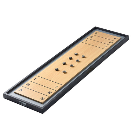114cm Shuffleboard and Curling 2 in 1 Board Game Portable Tabletop Set.