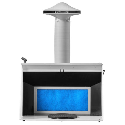 Airbrush Spray Booth, Dual Fans, 545 x 475 x 370 mm, Portable Hobby Airbrush Paint Spray Booth Kit with 3 LED Lights and Exhaust Extension Hose, for Painting Models, Arts, Crafts, Cakes.