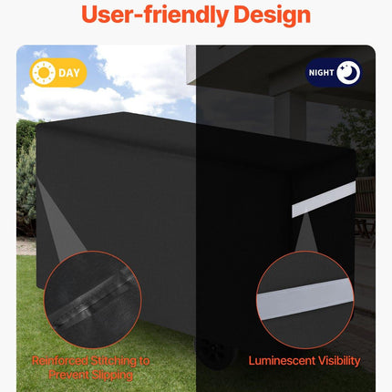 66 inch Grill Cover Heavy Duty BBQ Gas Grill Cover Outdoor Waterproof.