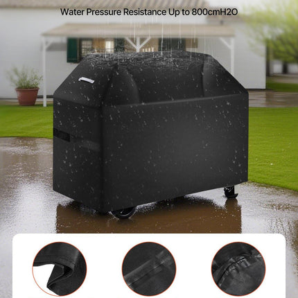 52 inch Grill Cover Heavy Duty BBQ Gas Grill Cover Outdoor Waterproof.