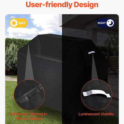52 inch Grill Cover Heavy Duty BBQ Gas Grill Cover Outdoor Waterproof.
