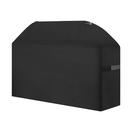 Grill Cover, 63 inch BBQ Covers for Outdoor Grills, Waterproof, Fade Resistant, Weather Resistant Heavy Duty 600D Polyester, Easy On/Off, with Hook-and-Loop Straps, Black.