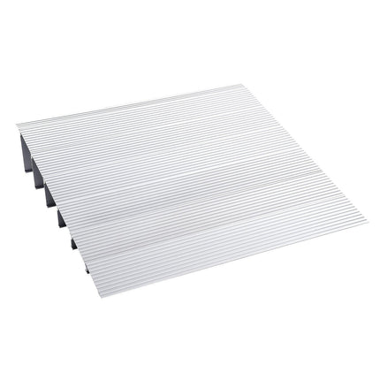 Door Threshold Ramp, 6" Rise, 800 lbs Load Capacity, Door Ramp for Wheelchairs, Aluminum Threshold Ramp for Doorways, Adjustable Modular Threshold Ramp for Wheelchairs, Scooters, Power Chairs.