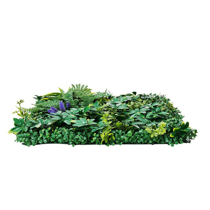Artificial Grass Wall Panels, 12 PCS 20 x 20 inch, 3D Combination Greenery Boxwood Panel for Indoor Outdoor Green Decor & Ivy Fence Covering, Privacy Backdrop Wall Hedge Screen for Garden.