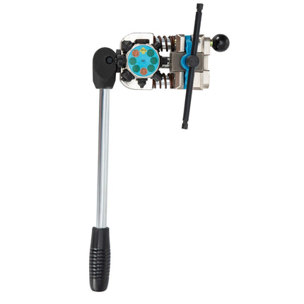 Brake Line Flaring Tool, 45 Degree Single, Double, and Bubble Flares for 3/16", 1/4", 5/16" and 3/8" Tube Size, Suitable for Soft Metal of Copper Lines.