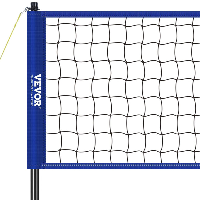 Outdoor Portable Volleyball Net System, Adjustable Height Steel Poles, Professional Volleyball Set with PVC Volleyball, Pump, Carrying Bag, Heavy Duty Volleyball Net for Backyard, Beach, Lawn.