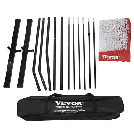 Freestanding Volleyball Training Net for Indoor or Outdoor Use, Adjustable Height Portable Net System with Carrying Bag, Professional Volleyball Practice Trainer for Hitting or Serving Drills.