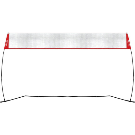 Freestanding Volleyball Training Net for Indoor or Outdoor Use, Adjustable Height Portable Net System with Carrying Bag, Professional Volleyball Practice Trainer for Hitting or Serving Drills.