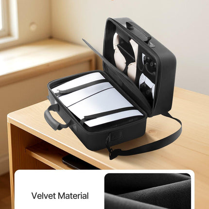 PS5 Carrying Case Travel Bag for Playstation 5 Slim EVA Soft Lining.