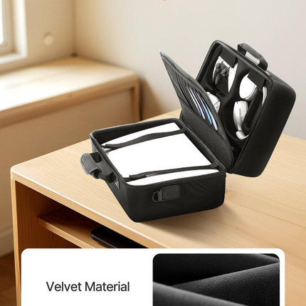 PS5 Carrying Case Travel Bag for Playstation 5 Shockproof EVA Soft Lining.