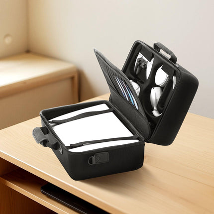 PS5 Carrying Case Travel Bag for Playstation 5 Shockproof EVA Soft Lining.