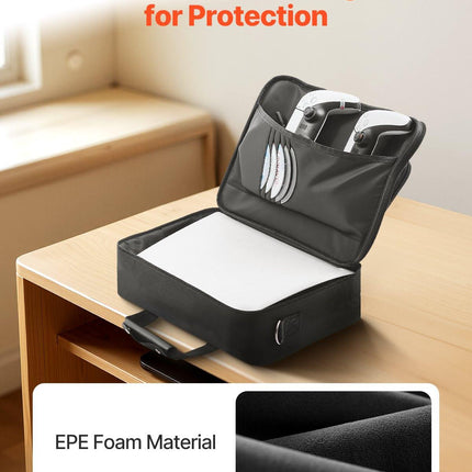 PS5 Carrying Case Travel Bag for Playstation 5 PS5 Slim Waterproof Nylon.