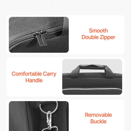 PS5 Carrying Case Travel Bag for Playstation 5 PS5 Slim Waterproof Nylon.