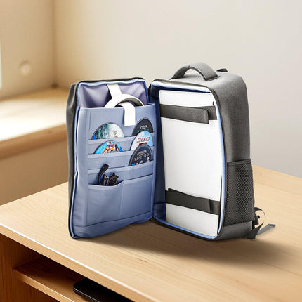 PS5 Backpack Dual Shoulder Travel Bag for Playstation 5 PS5 Slim Nylon.