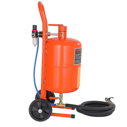 5 Gallon Sand Blaster 60-110 PSI High Pressure Sandblaster with 4 Nozzles.